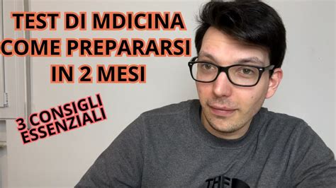 prepararsi al test di medicina